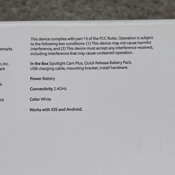 NEW Ring Spotlight Cam Plus Battery White Siren Surveillance Camera Amazon Alexa - Picture 7 of 9